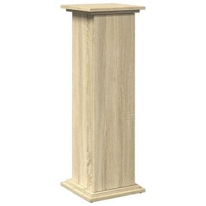 vidaXL Стойка за витрини със съхранение 31x30x90 см инженерно дърво