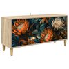 vidaXL ТВ шкаф LOCHEM 102 x 33 x 50 см Сонома Инженерна дървесина