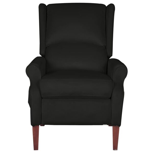 vidaXL Масажен наклоняем стол, черен, кадифе