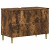 vidaXL Шкаф за мивка в баня DELFT Опушен дъб 82 x 41 x 59 см