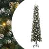 vidaXL С изкуствено коледно дърво с 300 LED светодиода Зелен 240 cm