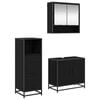 vidaXL Комплект мебели за баня 3 бр. Черния дъб 65 x 33 x 60 см