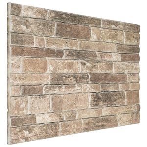 vidaXL Стенни панели 10 бр. 100 x 50 cm Многоцветен EPS пяна