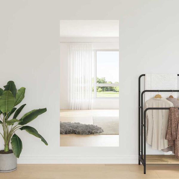 vidaXL Самозалепващо огледално фолио 90 x 150 см 2 pcs Сребрист PET