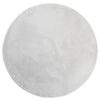 vidaXL Килим HUARTE с къс косъм, мек и миещ се, сив, &Oslash; 200 см