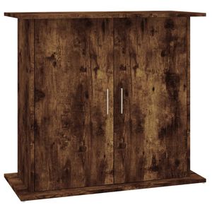 vidaXL Поставка за аквариум, опушен дъб, 81x36x73 см, инженерно дърво