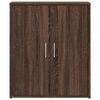 vidaXL Сайдборди, 2 бр, Кафяв дъб, 60x31x70 см, инженерно дърво