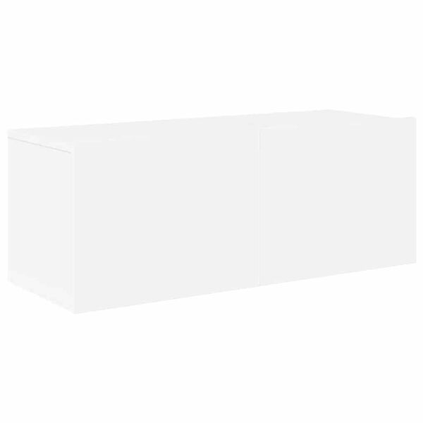 vidaXL Комплект ТВ шкафове от 5 части инженерно дърво Бял гланц