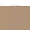 vidaXL Вертикален сенник, таупе, 60x1200 см, оксфорд плат
