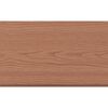 vidaXL Резервни дъски за ограда, 9 бр, WPC, 170 см, кафяви