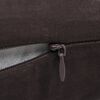 130913 4 Brown Cushion Covers Cotton 40 x 40 cm