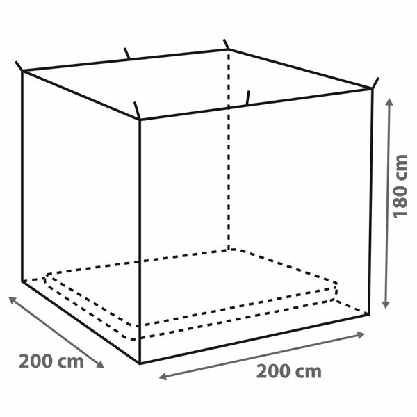 Bo-Camp Мрежа против комари кутия за 2 души