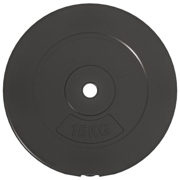 vidaXL Плочи за тежести, 2 бр, 30 кг, цимент