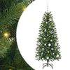 vidaXL С изкуствено коледно дърво Зелен 150 cm PE и PVC
