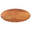 vidaXL Плот за маса, 90x40x3,8 см, овален, масивна акация