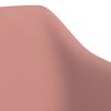 vidaXL Въртящи се трапезни столове, 4 бр, розови, кадифе