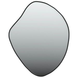 vidaXL Стенно огледало черно 50x40 см
