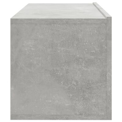 vidaXL Стенни ТВ шкафове 4 бр бетонно сиви 100x30x30см