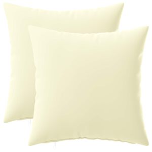 vidaXL Калъфка за възглавница 2 pcs HEERLEN Кремаво 30 x 30 cm