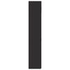 vidaXL Шкаф за съхранение, черен, 80x42,5x225 см, инженерно дърво
