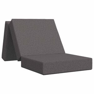 vidaXL Сгъваем диван легло 90 x 63 x 45 см Светлосиво