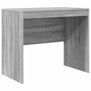 vidaXL Бюро Сив Сонома 90 x 50 x 76 см