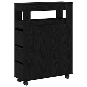 vidaXL Комплект мебели за баня 65 x 23 x 87 см Инженерна дървесина