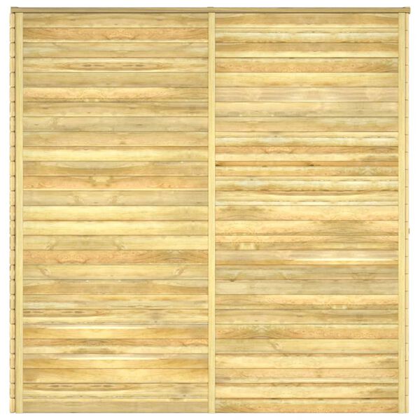 vidaXL Градинска барака за съхранение, 100x210x218 см, импрегниран бор