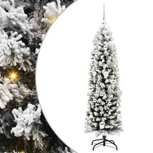 vidaXL С изкуствено коледно дърво с 150 LED светодиода Зелен 150 cm