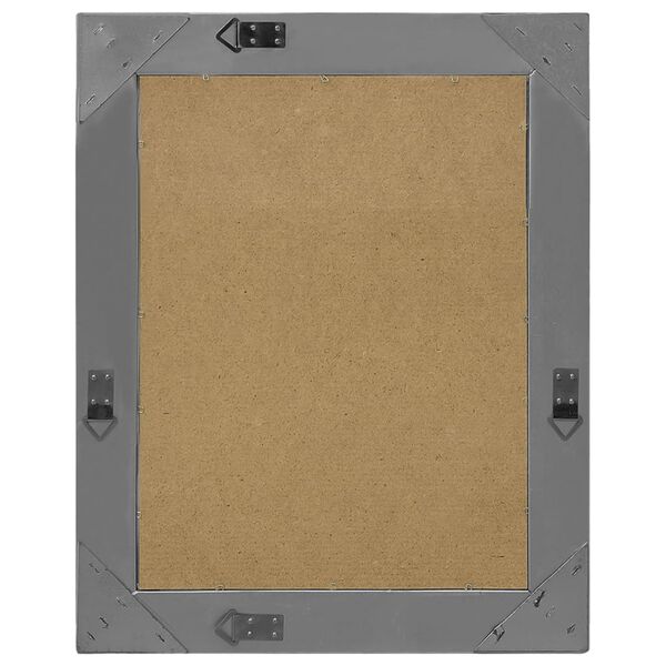 vidaXL Стенно огледало, бароков стил, 50x60 см, черно