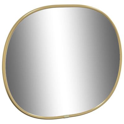 vidaXL Стенно огледало злато 30x25 см