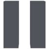 vidaXL Стойка за растения 2 pcs Антрацит 24 x 24 x 75 см Стомана