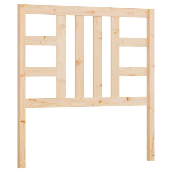 vidaXL Горна табла за легло, 106x4x100 см, бор масив