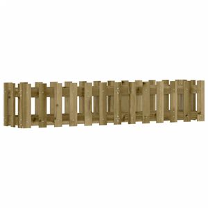 vidaXL Градинска леха тип ограда 150x30x30 см импрегниран бор масив