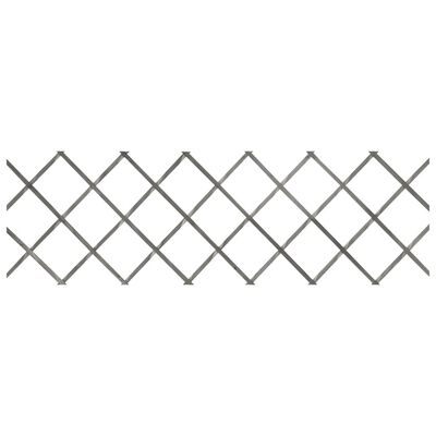 vidaXL Огради хармоника, 5 бр, сиви, чамова дървесина масив, 180x60 см