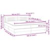 vidaXL Box Spring легло с матраци Тъмнозелено 180x210 cm кадифе
