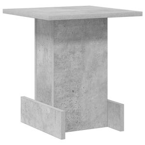 vidaXL Крайна масичка Циментено сиво 35,5 x 35 x 40 см