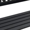 vidaXL Градинска пейка, черна, 120 см, стомана