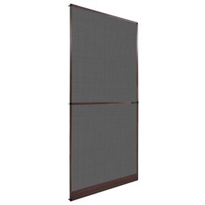 vidaXL Мрежа против насекоми с панта Кафяв и черен 100 x 215 cm