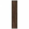 vidaXL Библиотека, кафяв дъб, 57x28,5x107,5 см, инженерно дърво
