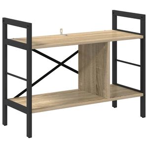 vidaXL Рафт за книги 3 нива 75 x 30 x 58,5 см Инженерна дървесина
