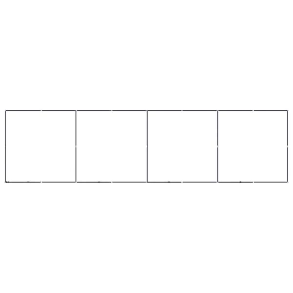 vidaXL Дворна клетка за кучета, стомана, 14,75 м&sup2;