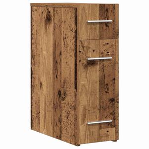 vidaXL Аптекарски шкаф 20 x 45,5 x 60 см Инженерна дървесина
