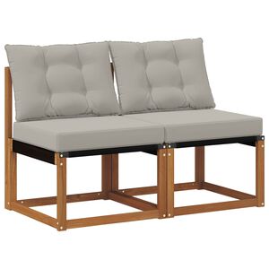 vidaXL 2 Брой Външен среден диван