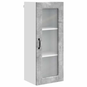 vidaXL Панел за миялна машина Kalmar Циментено сиво 40 x 31 x 100 см