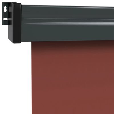 vidaXL Вертикална тента за балкон, 122x250 см, кафява