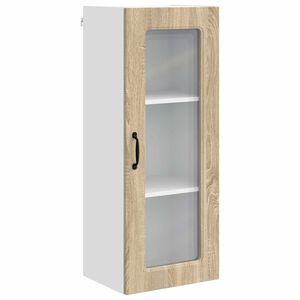 vidaXL Панел за миялна машина Kalmar Сонома дъб 40 x 31 x 100 см