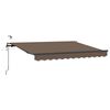 vidaXL Текстил за сенник Таупе 500 &times; 350 cm Полиестер