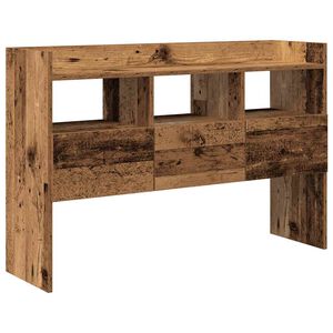 vidaXL Шкаф за хранене Old Wood 105x30x70 cm Инженерна дървесина