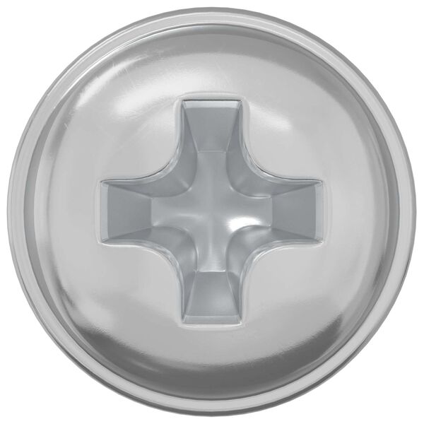 vidaXL Заключващи винтове 12 pcs Сребрист M4 x 5 мм Желязо